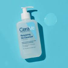 Cerave Renewing Sa Cleanser And Hydrating Cleanser With Salicylic Acid & Ceramides – (237ml)