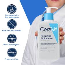 Cerave Renewing Sa Cleanser And Hydrating Cleanser With Salicylic Acid & Ceramides – (237ml)